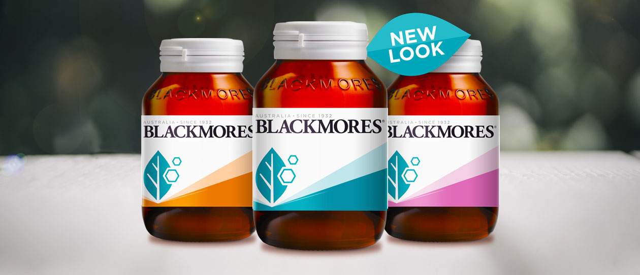 Blackmores new look label